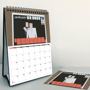 《信晰》2021 年座枱月曆